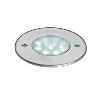  EGO ROND 9 LED BLANC - INOX 