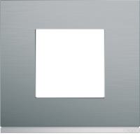  Plaque 1P bright inox 