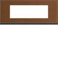  Plaque 6M E57 coffee leather 