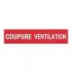  ETIQUETTE COUPURE VENTILATION 