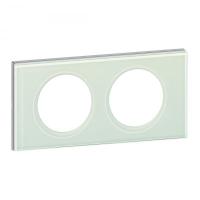  PLAQUE 2P  VERRE KAOLIN 