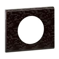  PLAQUE 1P CUIR PIXELS 