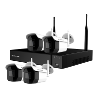  Kit Wi-Fi, NVR, 4 IPC, 2MP, HD 