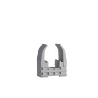  CLIPS A TUBE DIAM20 GRIS 