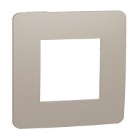  Plaque finition Taupe/Blanc 1P 