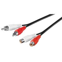  RALLONGE AUDIO 2xRCA 1.2 MT 